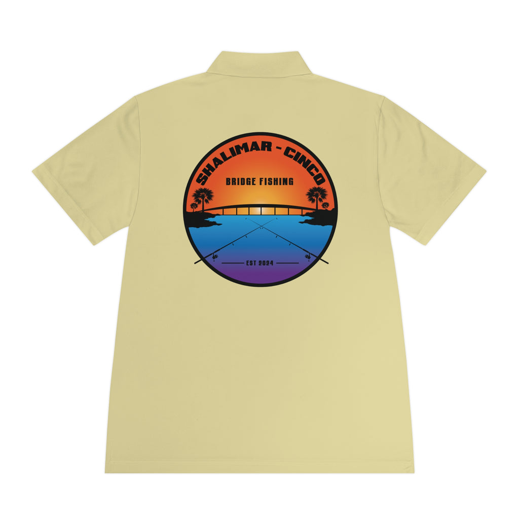 Performance Polo Shirt — Shalimar Cinco Bridge Fishing