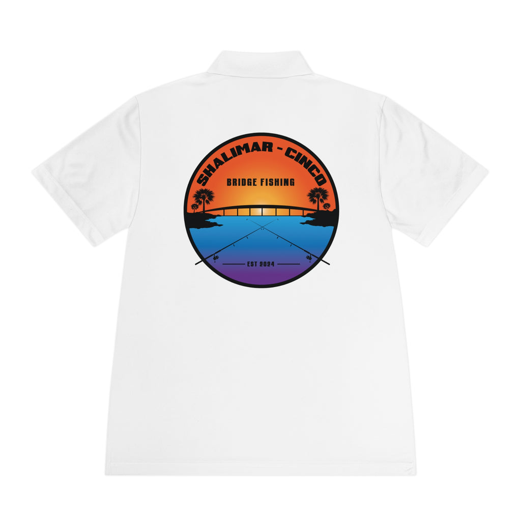 Performance Polo Shirt — Shalimar Cinco Bridge Fishing