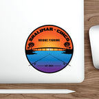 Shalimar Cinco Bridge Fishing Die-Cut Sticker/Decal