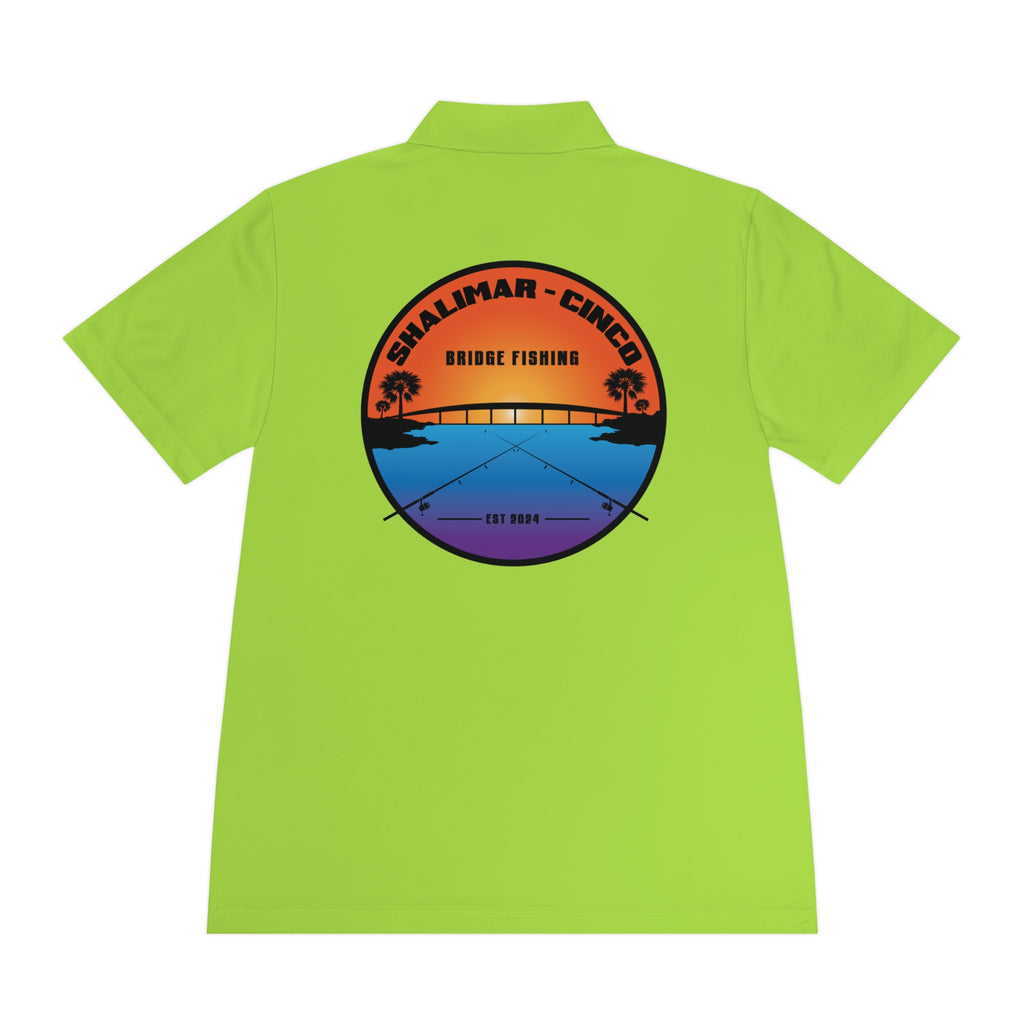 Performance Polo Shirt — Shalimar Cinco Bridge Fishing