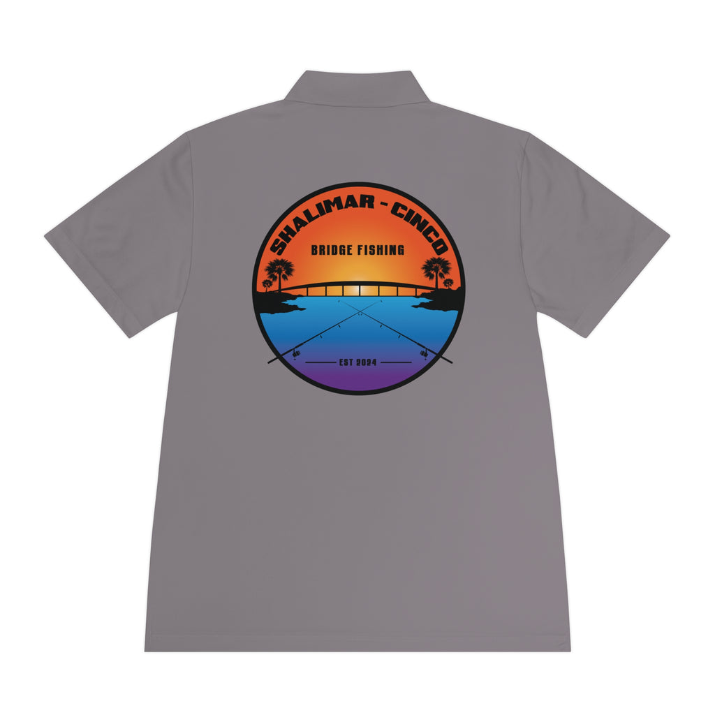 Performance Polo Shirt — Shalimar Cinco Bridge Fishing