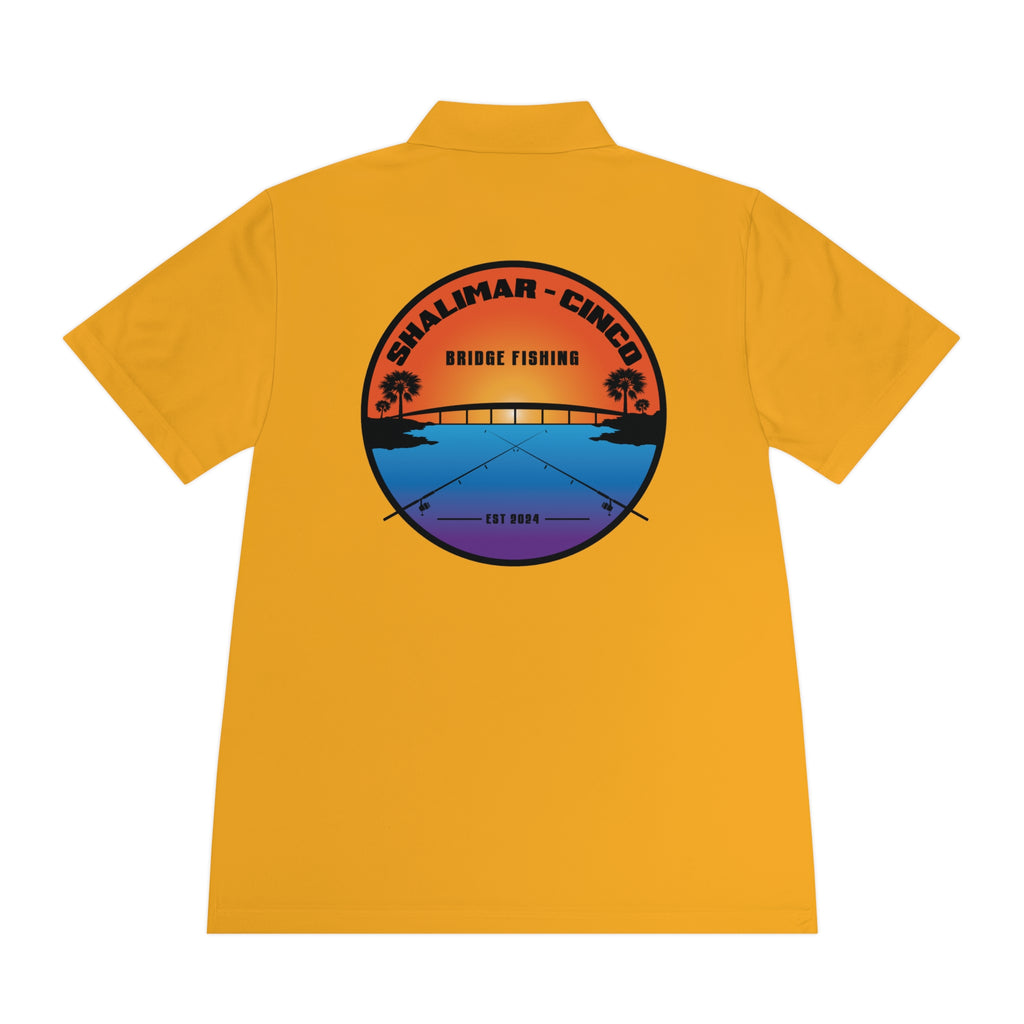 Performance Polo Shirt — Shalimar Cinco Bridge Fishing
